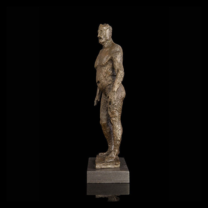Abstract Nude Man | Bronze Statue | Naked Male Sculpture