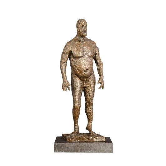 Abstract Nude Man | Bronze Statue | Naked Male Sculpture