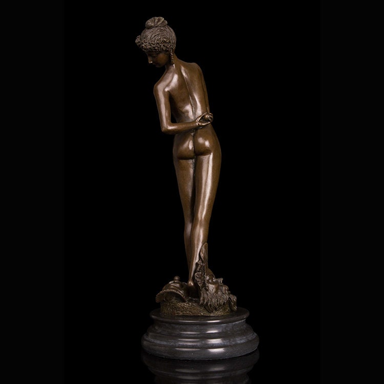 Naked Lady Sculture | Nude Bronze Statue | Erotic Female