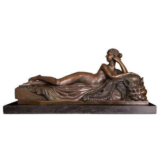 Naked Lady Lying Down | Sexy Bronze | Erotic Statue
