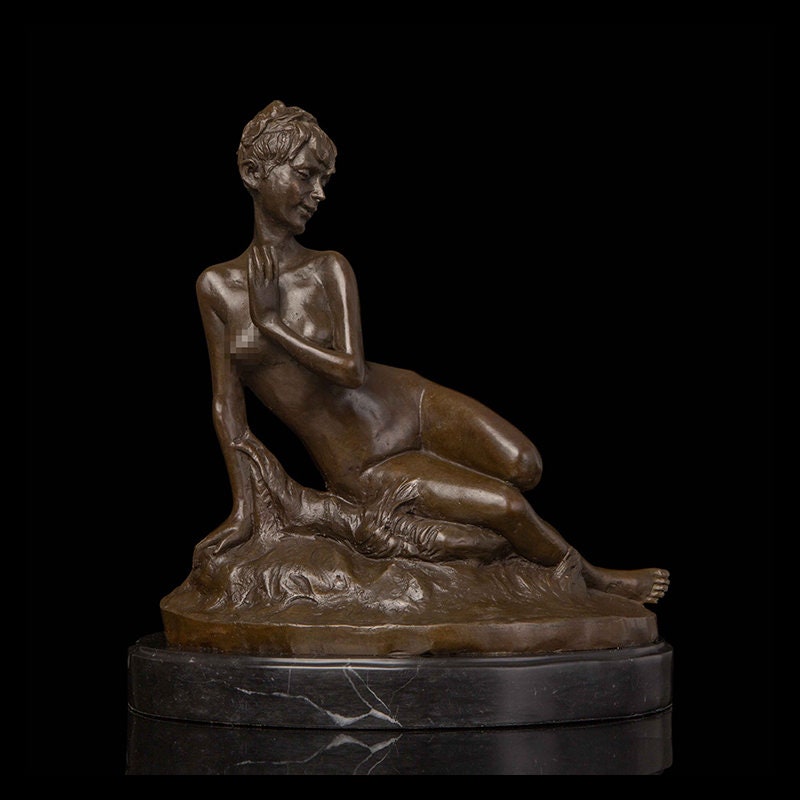 Sexy Bronze Statue | Naked Lady | Nude Sculpture