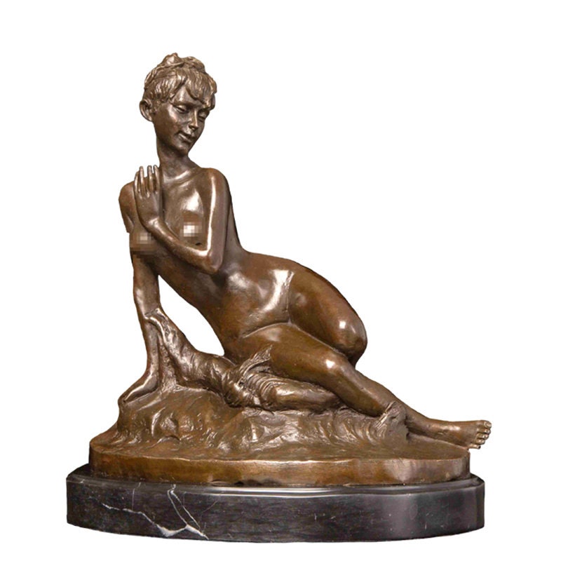 Sexy Bronze Statue | Naked Lady | Nude Sculpture