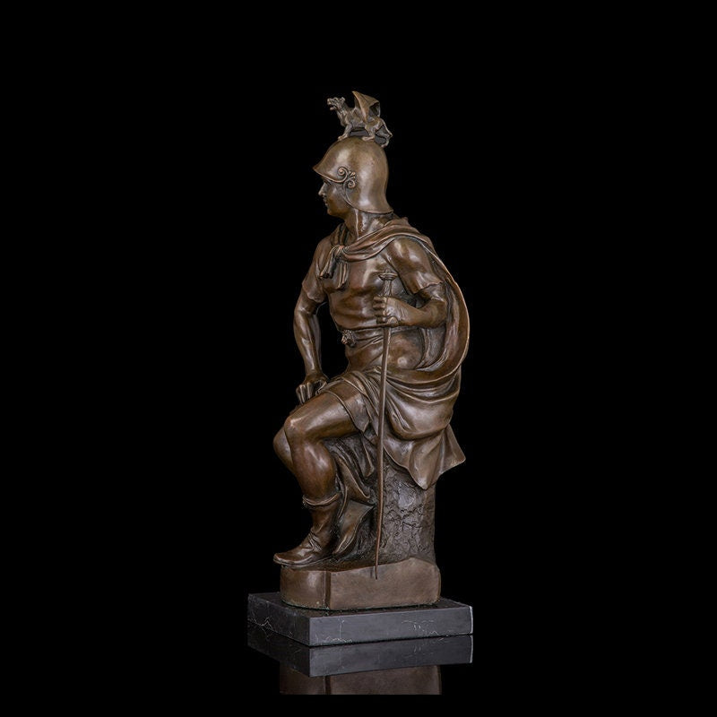 Antico Guerriero | Statua in bronzo | Scultura militare