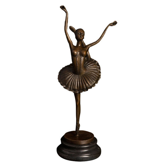 Balletttänzerin | Bronzestatue | Tanzende Skulptur