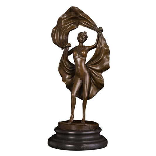 Tanzende Dame | Bronzestatue | Tanzende Skulptur