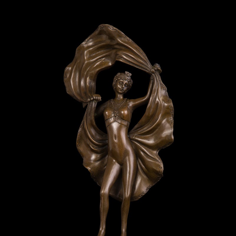 Signora che balla | Statua in bronzo | Scultura danzante