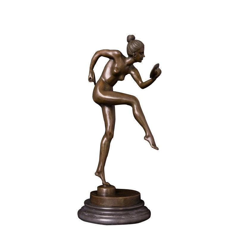 Nude Dancing Lady | Bronze Statue | Dancing Sculpture