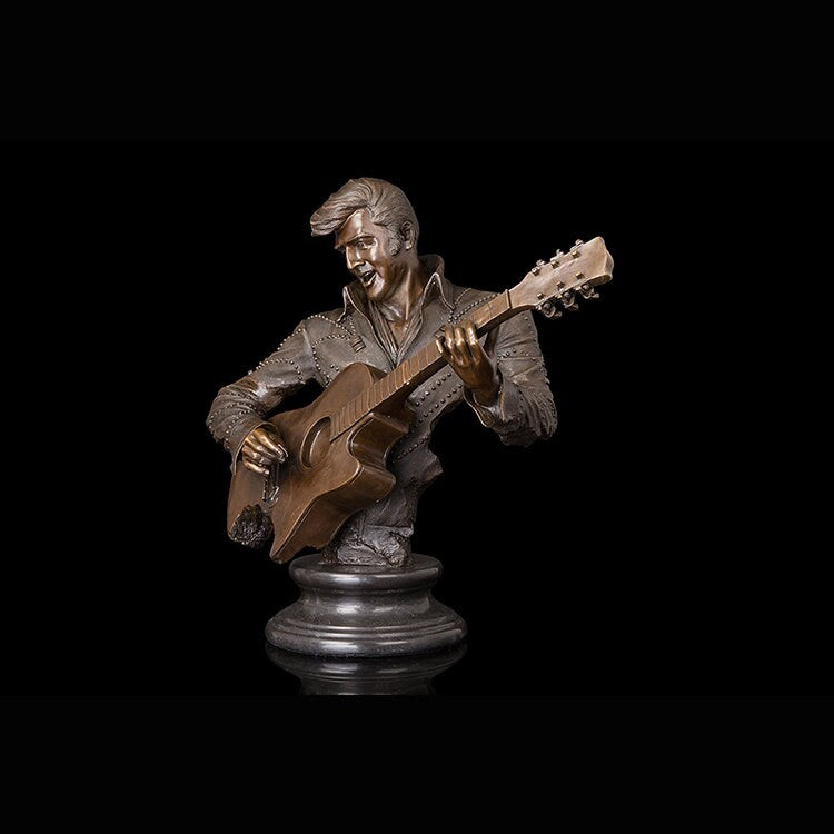 Music Statue Playing Guitar | Bronze Statue | Music Sculpture – Bronze Statue Designs