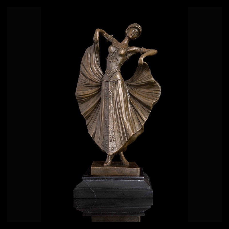 Danza femminile | Statua in bronzo | Scultura danzante