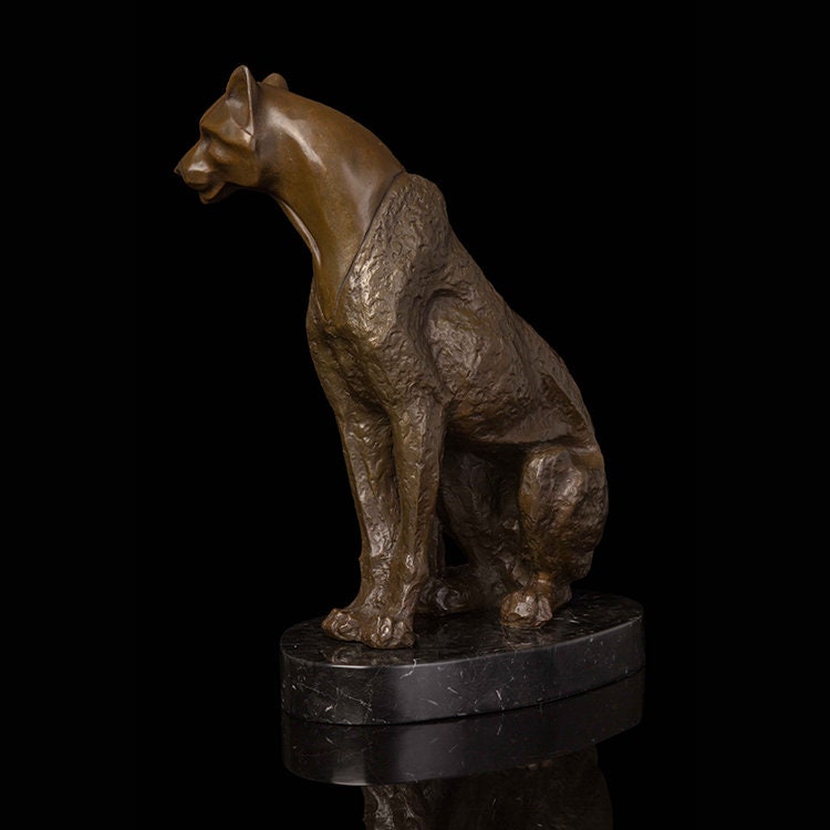 Abstract Cheetah | Bronze Statue | Animal Sculpture | African Wildlife