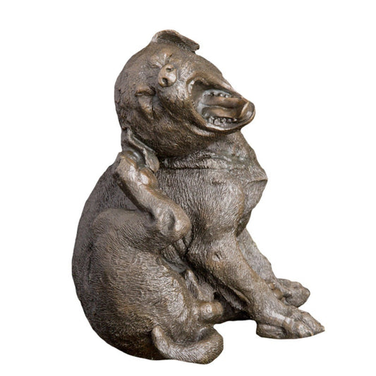 Playful Dog | Bronze Statue | Animal Sculpture