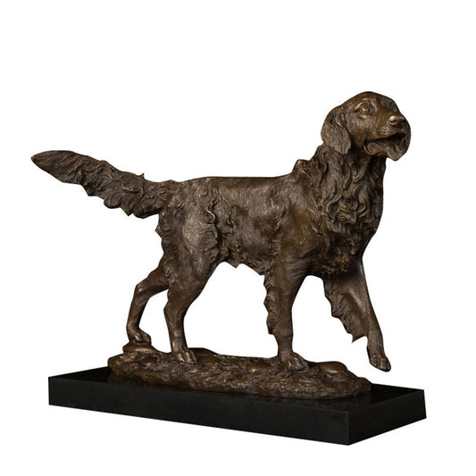 Cão de caça | Estátua de Bronze | Escultura de Animais