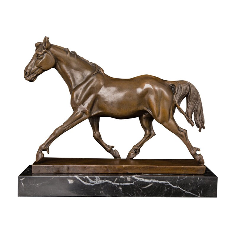 Trotting Horse | Bronze Statue | Animal Sculpture
