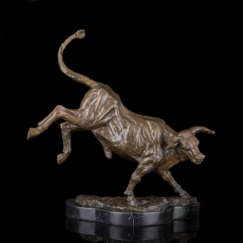 Angry Bull | Bronze Statue | Spanish Bullfighting | Animal Sculpture