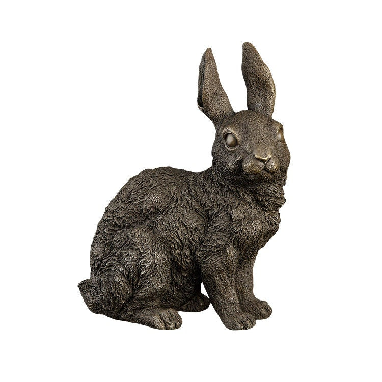 Sitting Rabbit | Bronze Statue | Animal Sculpture – Bronze Statue Designs