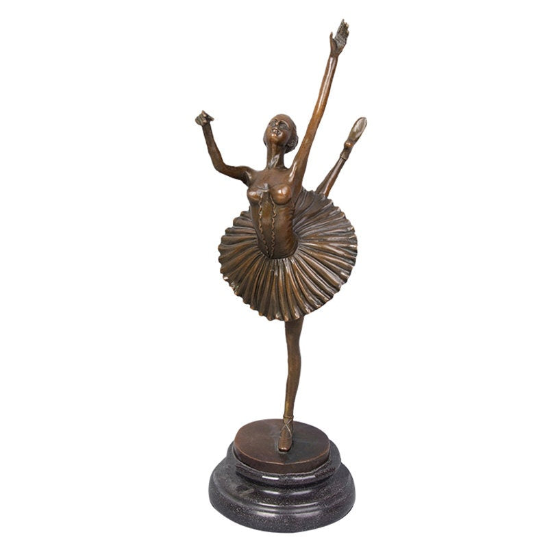 Ballerina femminile | Statua in bronzo di balletto | Scultura danzante