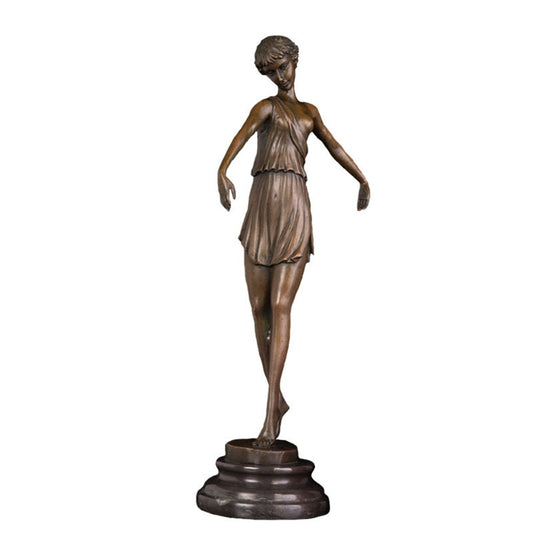 Tänzerin | Bronzestatue | Tanzende Skulptur