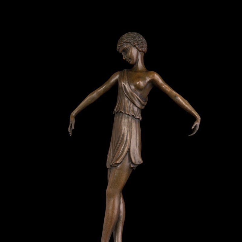 Famale Dancer | Bronze Statue | Dancing Sculpture