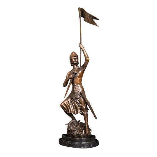 Guerreiro da Europa em Armadura | Estátua de bronze