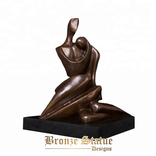 Amantes | Escultura Abstrata | Estátua de bronze