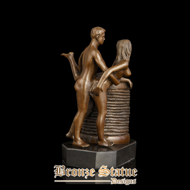 BRONZI-Erotico-Fare-Amore-Bronzo-Statue-Nudo-Donna-Uomo Statua Sculture-Erotismo-Amore Sessuale-Lussuria-Desiderio Home